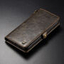 CASEME 2v1 odnímatelné pouzdro pro iPhone XS Max - hnědá