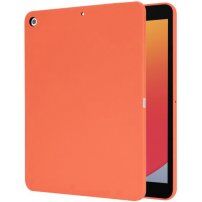Matný kryt z měkkého plastu pro iPad 10,2" (2019-2021) - oranžový