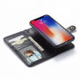 2v1 odnímatelné pouzdro s poutkem pro iPhone XS Max - černá