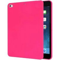 Matný kryt z měkkého plastu pro iPad mini 1 / 2 / 3 / 4 / 5 - neonově růžový