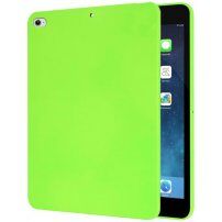 Matný kryt z měkkého plastu pro iPad mini 1 / 2 / 3 / 4 / 5 - neonově zelený