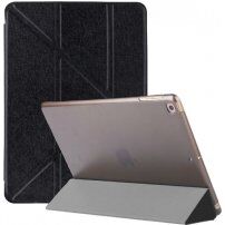 Hedvábné pouzdro s origami stojánkem pro iPad mini 4 / 5 - černé