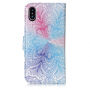 2v1 odnímatelné pouzdro pro iPhoneXS Max - bleděmodrý květ