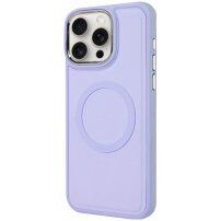 Odolný silikonový kryt s MagSafe pro iPhone 15 Pro - fialový