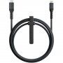 Nomad Kevlar opletený kabel 20W USB-C / Lightning pro iPhone / iPad / iPod / AirPods - 1,5 m - černý 