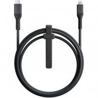 Nomad Kevlar opletený kabel 20W USB-C / Lightning pro iPhone / iPad / iPod / AirPods - 1,5 m - černý 