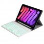 Pouzdro s podsvícenou klávesnicí a prostorem na Apple Pencil pro iPad mini 6 / mini 7 - zlaté
