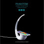 NILLKIN Phantom bezdrátová nabíječka s lampičkou pro iPhone - bílá