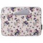 Brašna s retro vzorem květin pro iPad do 11" / MacBook do 12" - béžová