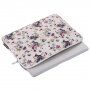 Brašna s retro vzorem květin pro iPad do 11" / MacBook do 12" - béžová