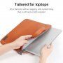 Brašna s taštičkou na příslušenství a popruhem pro iPad do 13" / MacBook do 14" - šedá