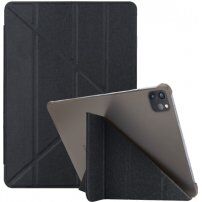 Hedvábné pouzdro s funkcí uspání a origami stojánkem pro iPad Air 4 (2020) / Air 5 (2022) / Pro 11" (2018-2022) - černé