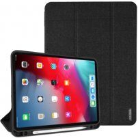 DUX DUCIS Domo pouzdro s prostorem na Apple Pencil a funkcí uspání pro iPad Pro 11" (2018) - černé