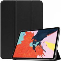 Pouzdro z PU kůže s funkcí uspání pro iPad Air 4 (2020) / Air 5 (2022) / Air 11" (2024-2026) / Pro 11" (2018) - černé