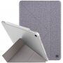 UNIQ Yorker Kanvas Plus pouzdro s origami stojánkem pro iPad Air 4 (2020) / Air 5 (2022) / Pro 11" (2018) - šedé