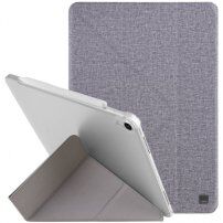 UNIQ Yorker Kanvas Plus pouzdro s origami stojánkem pro iPad Air 4 (2020) / Air 5 (2022) / Pro 11" (2018) - šedé