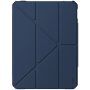 UNIQ Trexa pouzdro s origami stojánkem a prostorem na Apple Pencil pro iPad Air 4 (2020) / Air 5 (2022) / Pro 11" (2018-2022) - tmavě modré