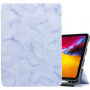 Mramorové pouzdro s prostorem na Apple Pencil pro iPad Pro 11" (2018-2022) - fialové