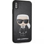 Karl Lagerfeld Ikonik TPU pouzdro pro iPhone XS Max - černé