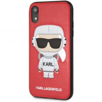 Karl Lagerfeld Space Cosmonaut case kryt pro iPhone XR - červený