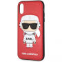 Karl Lagerfeld Space Cosmonaut case kryt pro iPhone XR - červený