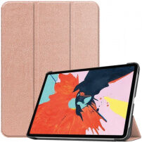 Pouzdro z PU kůže s funkcí uspání pro iPad Air 4 (2020) / Air 5 (2022) / Air 11" (2024-2026) / Pro 11" (2018) - růžovozlaté