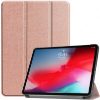 Pouzdro z PU kůže s funkcí uspání pro iPad Pro 11" (2020-2022) - růžovozlaté