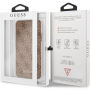 Guess Charms Book Case pouzdro pro iPhone XR - hnědé