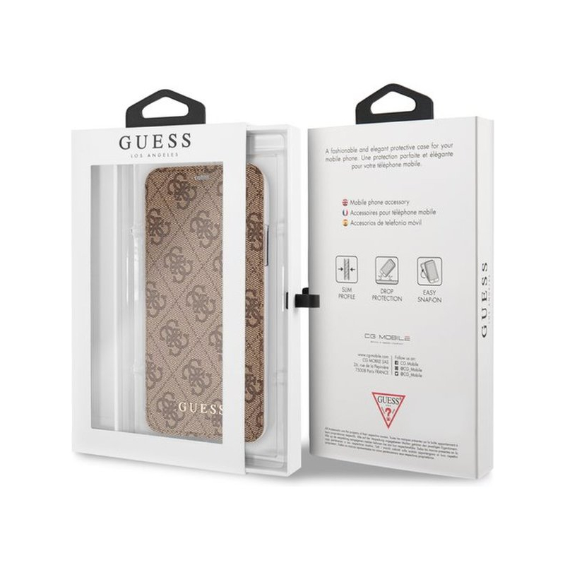Guess Charms Book Case Pouzdro Pro Iphone Xr Hnede Appleking Cz