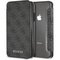 Guess Charms Book Case pouzdro pro iPhone XR - šedé