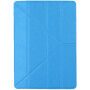 Hedvábné pouzdro s funkcí uspání a origami stojánkem pro iPad 9,7" (2017/2018) / Air 1 / 2 / Pro 9,7" - tmavě modré