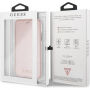 Guess PU Leather Book Case Iridescent pouzdro pro iPhone XR - růžově zlaté