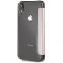 Guess PU Leather Book Case Iridescent pouzdro pro iPhone XR - růžově zlaté