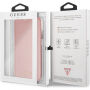 Guess PU Leather Book Case Iridescent pouzdro pro iPhone XS Max - růžově zlaté