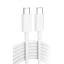 Nabíjecí a datový kabel - USB-C na USB-C - 2 m - bílý