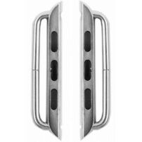 Náhradní kovová přezka k řemínku pro Apple Watch 42mm / 41mm / 40mm / 38mm - 2 ks - stříbrná