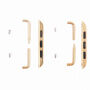 Náhradní kovová přezka k řemínku pro Apple Watch 42mm / 41mm / 40mm / 38mm - 2 ks - zlatá