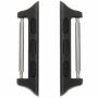Náhradní kovová přezka s osičkou k řemínku pro Apple Watch Ultra 49mm / 46mm / 45mm / 44mm / 42mm - 2 ks - černá