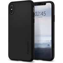 Spigen Thin Fit 360 kryt pro iPhone XS / X - černá
