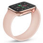 Navlékací silikonový řemínek pro Apple Watch 42mm / 41mm / 40mm / 38mm - S - růžový