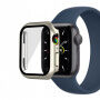 Metalické pouzdro s tvrzeným sklem pro Apple Watch 41mm - starlight