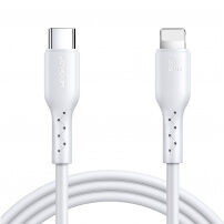 JOYROOM SA26-CL3 nabíjecí a datový kabel 30W USB-C / Lightning pro iPhone / iPad / iPod / AirPods - 2 m - bílý