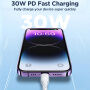 JOYROOM SA26-CL3 nabíjecí a datový kabel 30W USB-C / Lightning pro iPhone / iPad / iPod / AirPods - 2 m - černý