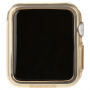 BASEUS ultra tenké gumové pouzdro pro Apple Watch 42mm (tl. 0,65mm) - zlatě průhledné