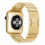 Luxusní ocelový nerezový řemínek pro Apple Watch 42mm / 41mm / 40mm / 38mm - zlatý