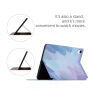 Pouzdro se vzorem vodových barev pro iPad mini 6 / mini 7 - modré
