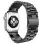 Luxusní řemínek z nerezové oceli pro Apple Watch 42mm / 41mm / 40mm / 38mm - černý