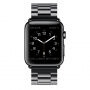 Luxusní řemínek z nerezové oceli pro Apple Watch 42mm / 41mm / 40mm / 38mm - černý