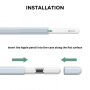 AhaStyle silikonový obal pro Apple Pencil (USB-C) - světle šedý
