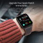 DUX DUCIS kožený řemínek pro Apple Watch 42mm / 41mm / 40mm / 38mm - kávově hnědý